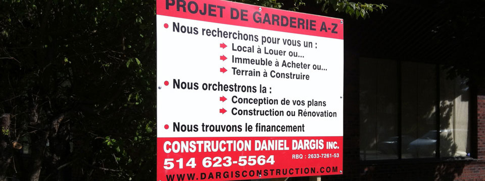 construction daycares montreal