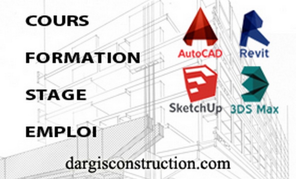 cours-autocad-revit-sketchup-3ds-max-formation-travail-emploi