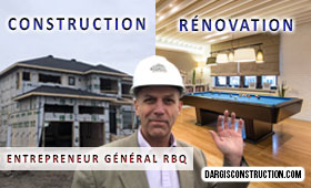Dargis Entrepreneur général RBQ en construction neuve et rénovation à Montréal