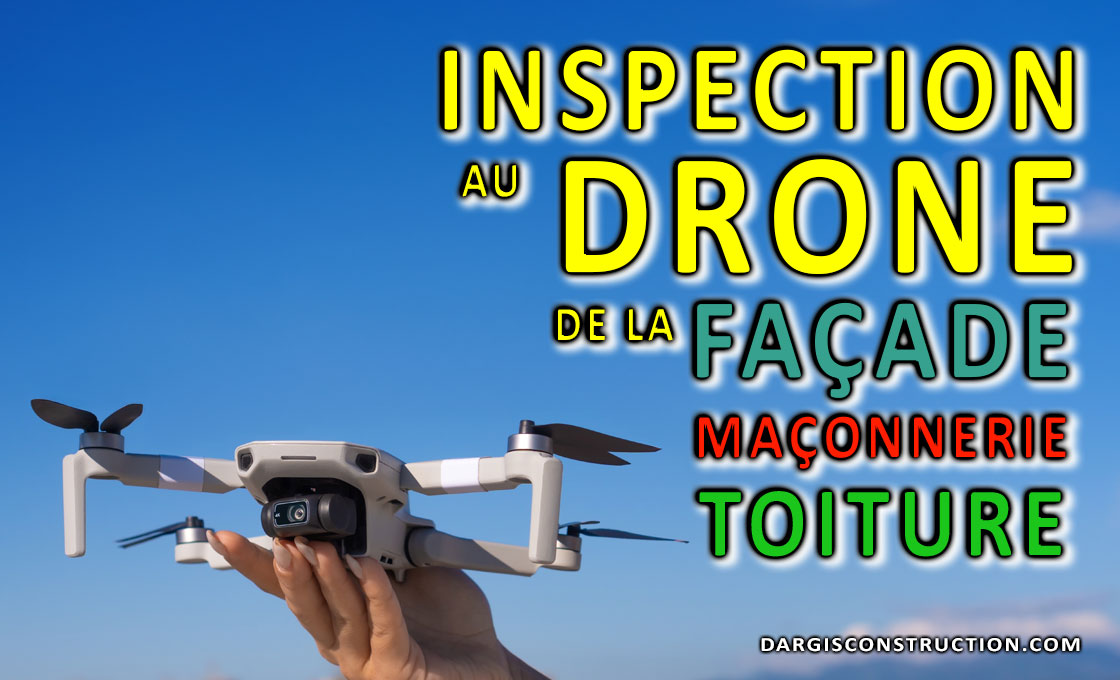 Inspection avec photos et vidéos de la façade, la maçonnerie et la toiture et rapport d'ingénieur en bâtiment