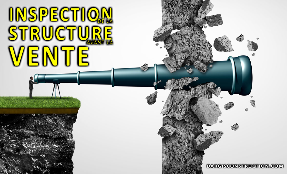 Inspection de la structure à travers des murs avant la vente