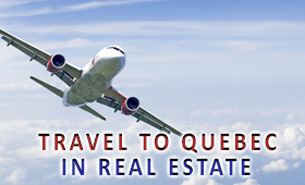 travel to visit and invest in real estate in quebec