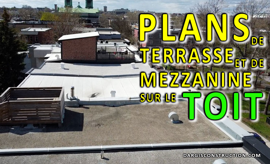Quels plans fournir pour un permis et construire une terrasse sur un toit?