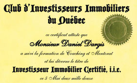 Conseils généraux et stratégie d'investissement en immobilier avec Daniel Dargis ingénieur