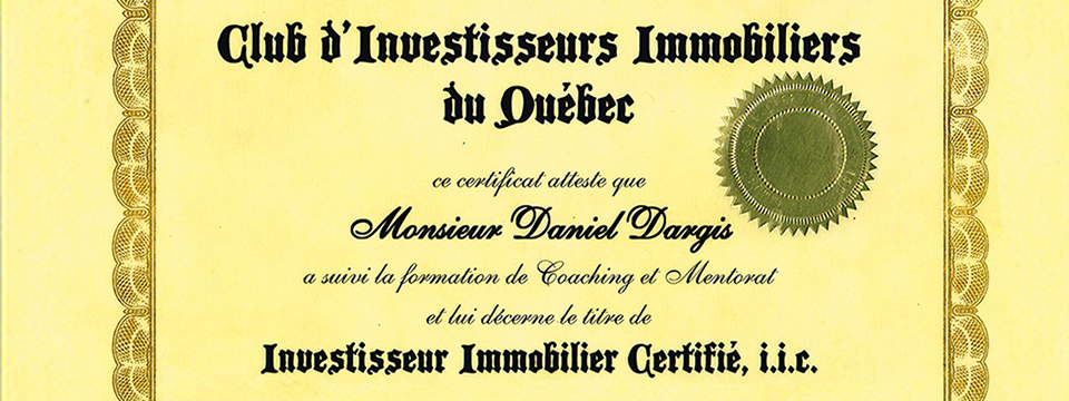 impartial real estate investment advisor daniel dargis engineer consultant montreal quebec canada