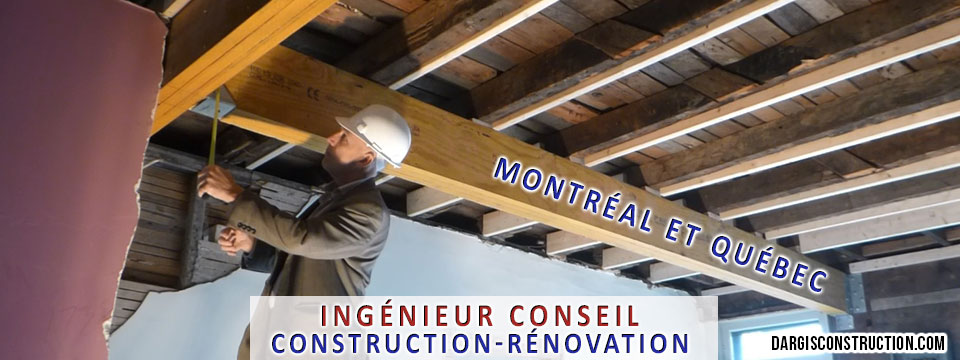 ingenieur conseil en construction rénovation de bâtiments Montreal Quebec