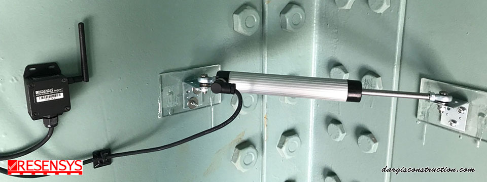 Resensys appareil pour surveillance structurelle sans-fil Dargis ingenieur
