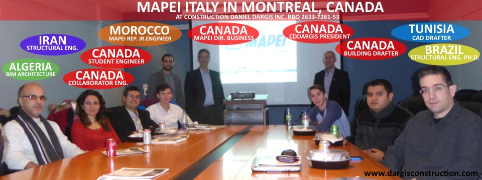 mapei italy dargisconstruction montreal quebec canada