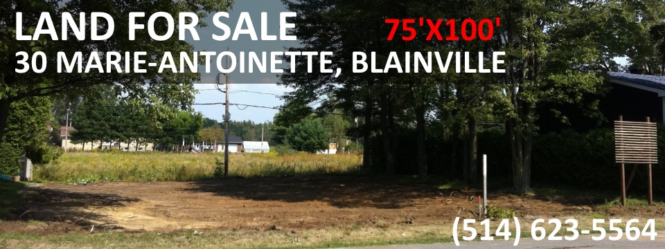 land for sale blainville